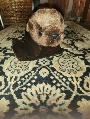 Brown Plush Seal Stuffed Animal